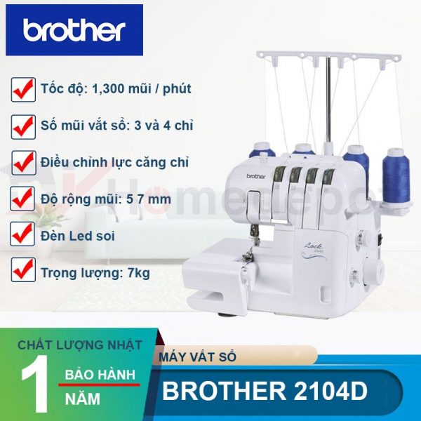 Máy vắt sổ gia đình Brother
